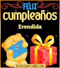 GIF Tarjetas animadas de cumpleaños Erendida